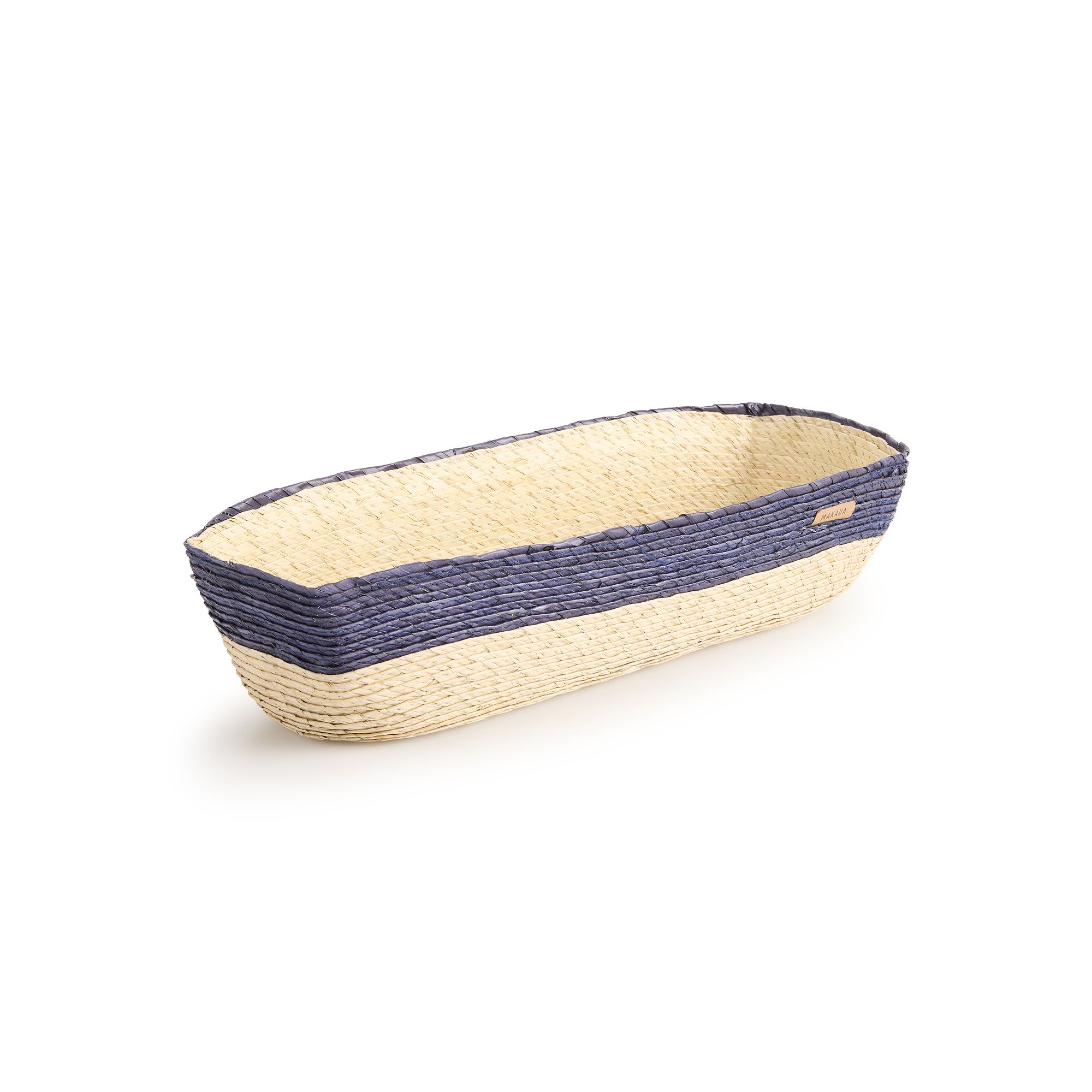 Global Goods Partners Rectangular Hand-Woven Basket, Marino