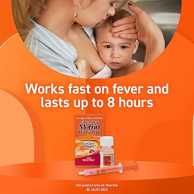 Motrin® Infants’ Concentrated Drops, Berry, .5 Oz