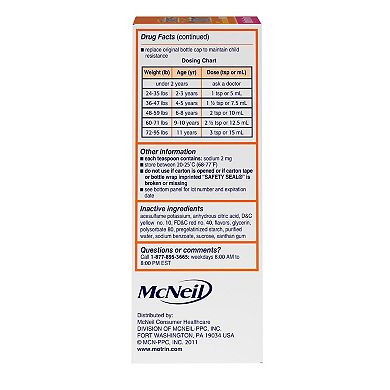Children’s Motrin® Oral Suspension, Berry, 4 Oz