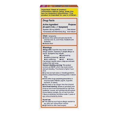 Children’s Motrin® Oral Suspension, Berry, 4 Oz