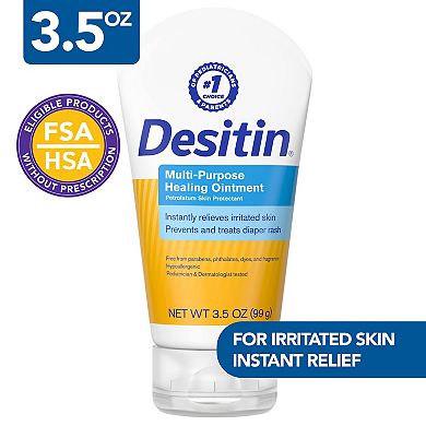 Desitin Multipurpose Baby Ointment for Diaper Rash Relief 3.5-oz. Tube