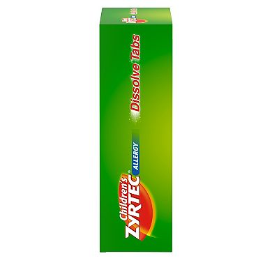 Children’s Zyrtec® Allergy Dissolve Tabs, Citrus, 24 Count
