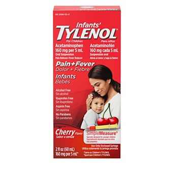 Infants’ Tylenol Oral Suspension, Cherry, 2 Fl. Oz