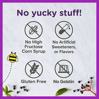 Zarbee's Naturals Zarbee's Kid’s Daily Immune Support* Gummies with Real Elderberry, 42ct