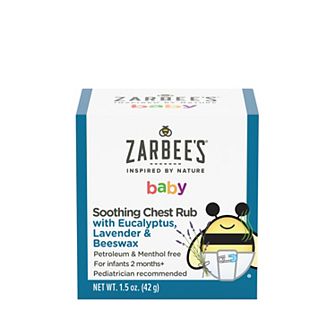 Zarbee's Naturals Baby Soothing Chest Rub, Eucalyptus, Lavender & Beeswax, 1.5 oz