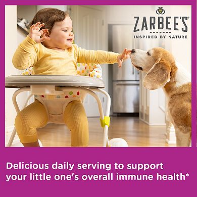 Zarbee's Naturals Baby Immune Support with Zinc, Natural Grape Flavor, 2oz