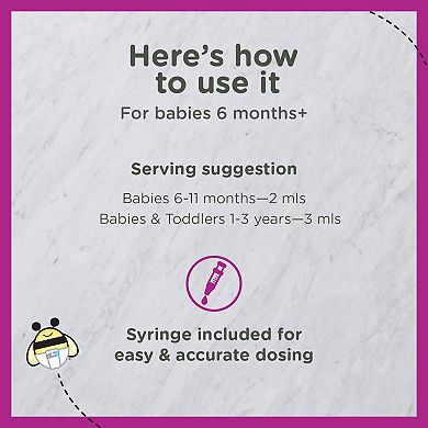 Zarbee's Naturals Baby Immune Support with Zinc, Natural Grape Flavor, 2oz