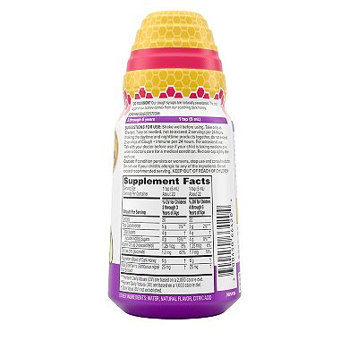 Zarbee's Naturals Kids Cough + Immune Daytime, Mixed Berry, 4FL Oz