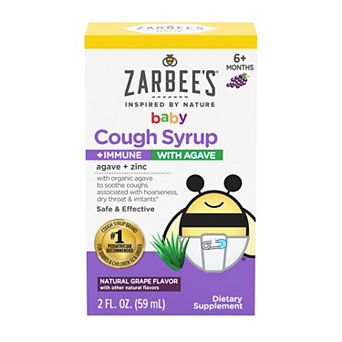 Zarbee's Baby Cough Syrup + Immune - Natural Grape Flavor