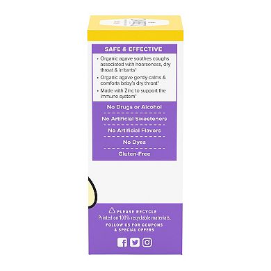 Zarbee's Baby Cough Syrup + Immune - Natural Grape Flavor