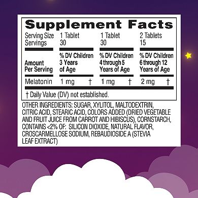 Zarbee's Children's Sleep Chewables with Melatonin - Natural Grape Flavor - 30 Count
