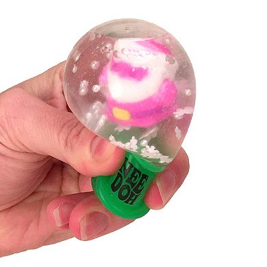 NeeDoh Squishmas Squish N' Flow Snow Globe Sensory Toy