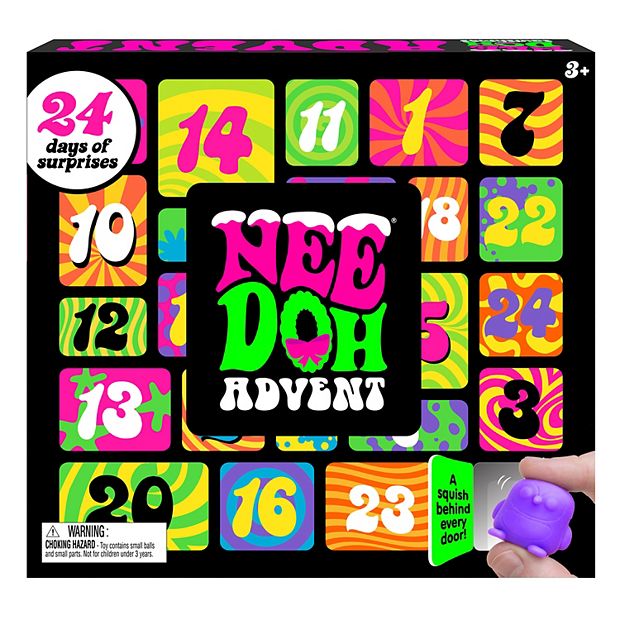 Schylling NeeDoh Squishmas アドベントカレンダー Amazon.com: Schylling NeeDoh Squishmas Advent Calendar - 24