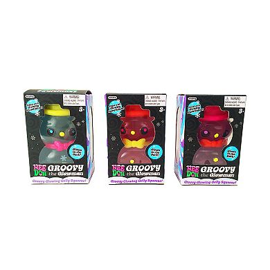 NeeDoh Squishmas Groovy Glowman Sensory Toy