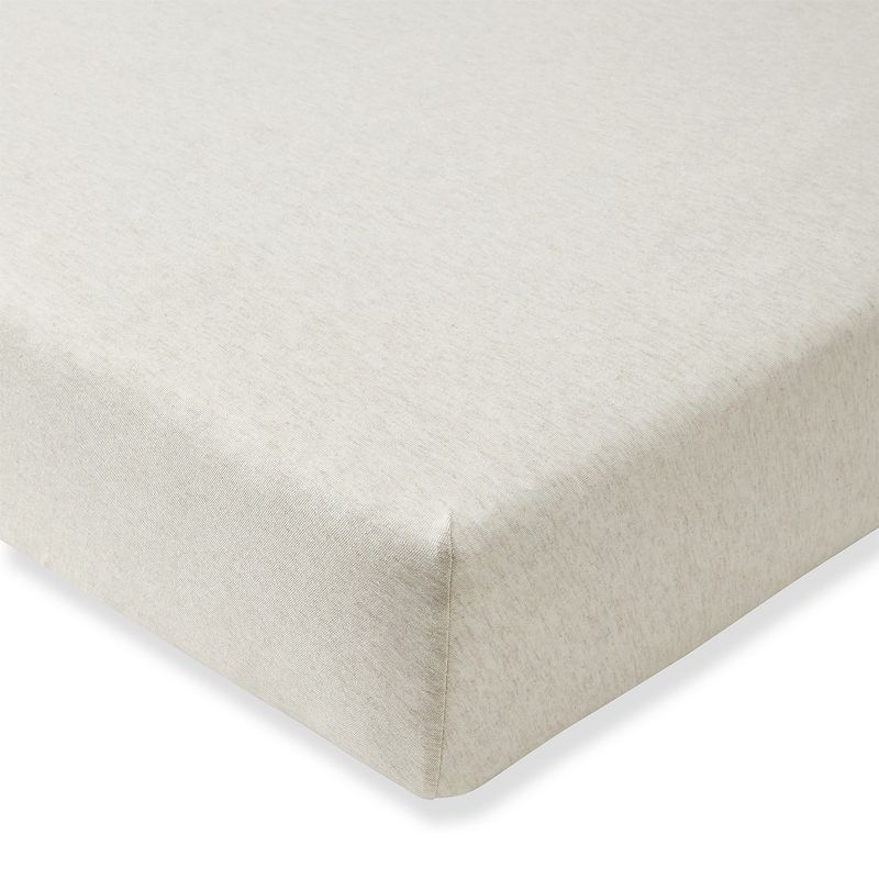 Burt's Bees Baby Organic Cotton BEESNUG® Fitted Crib Sheet, Oatmeal