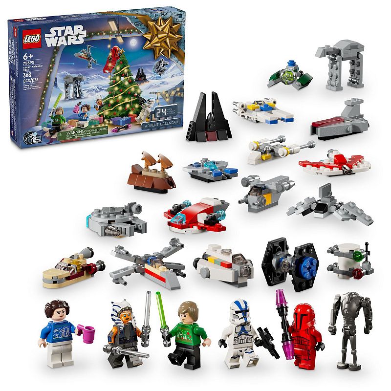 UPC 673419388603 product image for LEGO Star Wars 2024 Advent Calendar for Kids 75395 Building Set (368 Pieces), Mu | upcitemdb.com