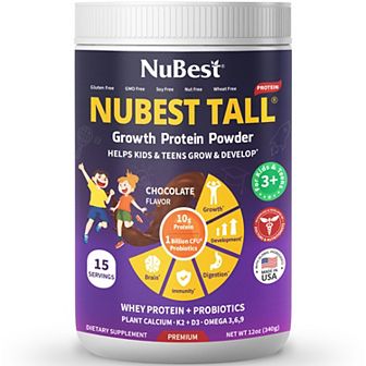 NuBest Tall Protein, Height Growth Chocolate Shake For Ages 3+, 15 Servings
