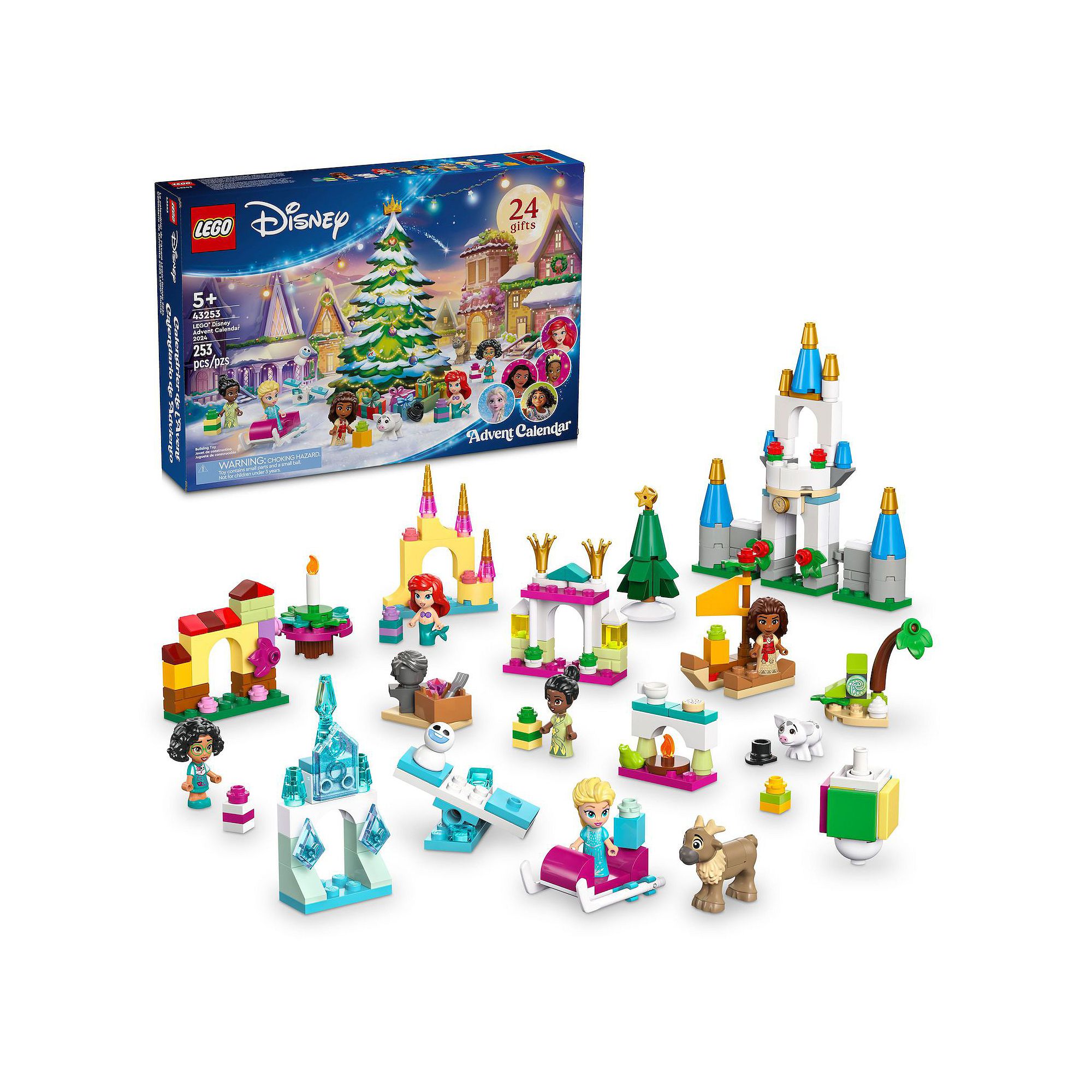 Disney Princess Advent Calendar 2024 43253 Building Kit (253 Pieces) by LEG