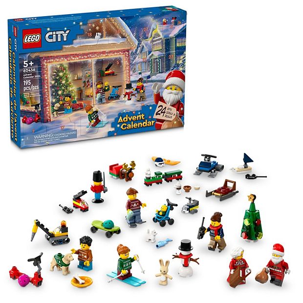 LEGO City 2024 Advent Calendar 60436 Building Kit 195 Pieces