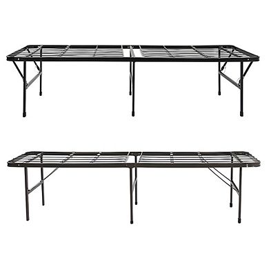 King Size Black Metal Platform Bed Frame