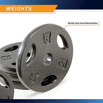 40 Lb Adjustable Dumbbell Set Pair Of Iron Weights With Case Marcy Ads 42