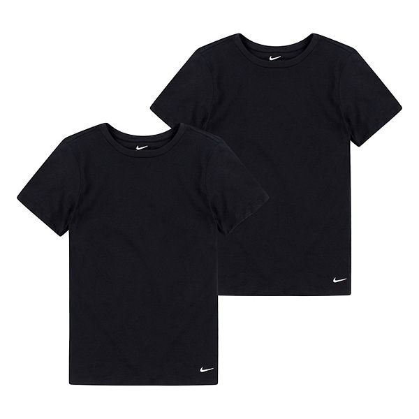 Boys 8 20 Nike Crew Undershirts 2 Pack Boy s Size Medium Black