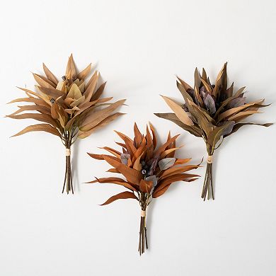 Sullivan's Blade Eucalyptus Bush Artificial Plant 3-piece Set