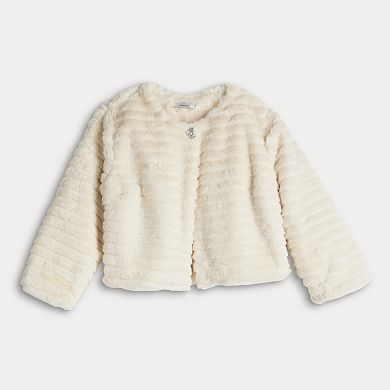 Women's Robbie Bee Wide Ribbed Faux Fur Completer