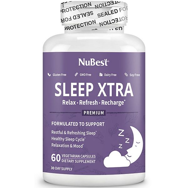 NuBest Sleep Xtra, Natural Non-habit Forming Sleep Aid For Teens ...