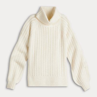 Kohls white turtleneck shop