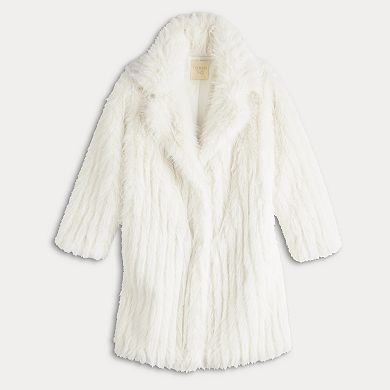 Women's Farmers Market Faux Fur Long Coat