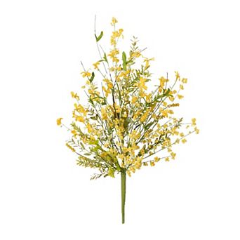Sullivan's Yellow Wispy Bush Artificial Plant Decor