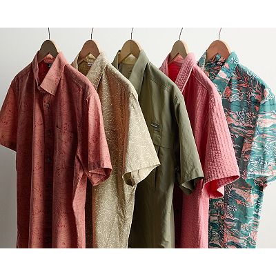 Men's Eddie Bauer Short Sleeve Alderpine Seersucker Shirt