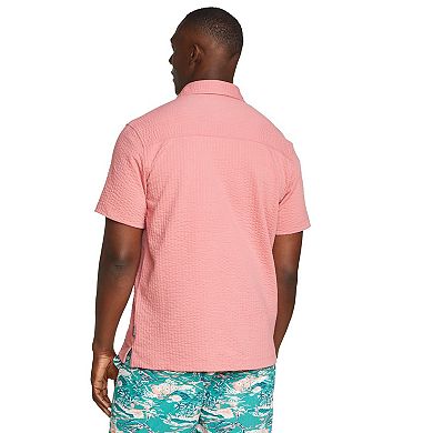 Men's Eddie Bauer Short Sleeve Alderpine Seersucker Shirt
