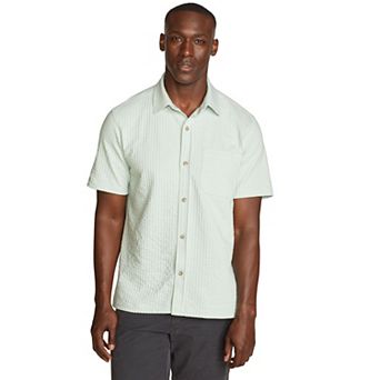 Men's Eddie Bauer Short Sleeve Alderpine Seersucker Shirt