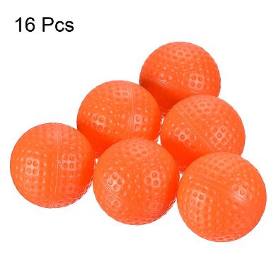 Plastic 41mm Hollow Swing Training Golf Practice Ball 16 Pcs