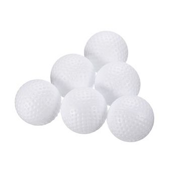 Plastic 41mm Hollow Swing Training Golf Practice Ball 16 pc
