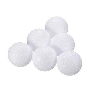 Plastic 41mm Hollow Swing Training Golf Practice Ball 16 pc