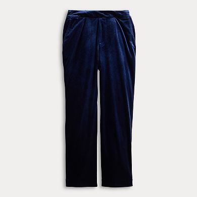 Women's Draper James Velvet Ankle Pants