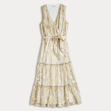 Women's Draper James Sleeveless Tiered Maxi Dress