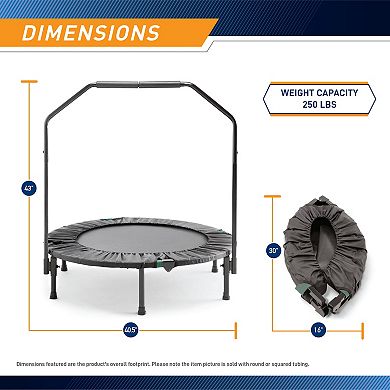 Cardio Mini Trampoline Fitness Training Workout Exercise Home Gym Marcy Asg-40