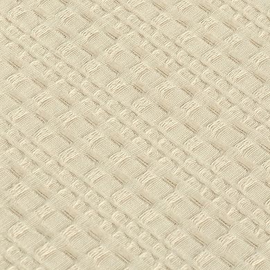 Lush Decor Haniya 3-Piece Solid Waffle Woven Cotton Textured Comforter Set