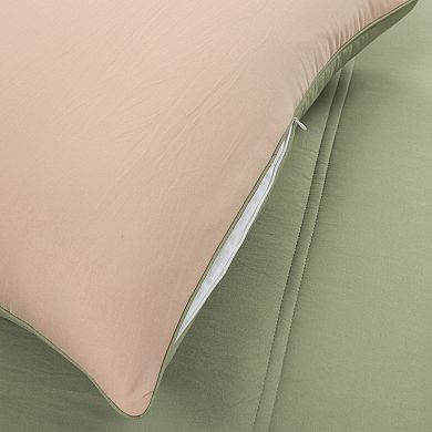 Lush Decor Oslo Soft Reversible Quilted Comforter Set