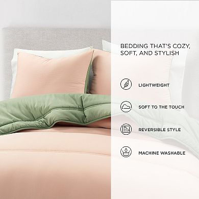 Lush Decor Oslo Soft Reversible Quilted Comforter Set