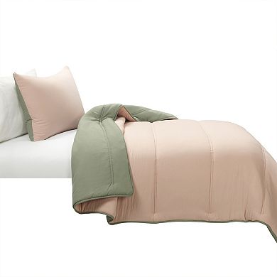 Lush Decor Oslo Soft Reversible Quilted Comforter Set