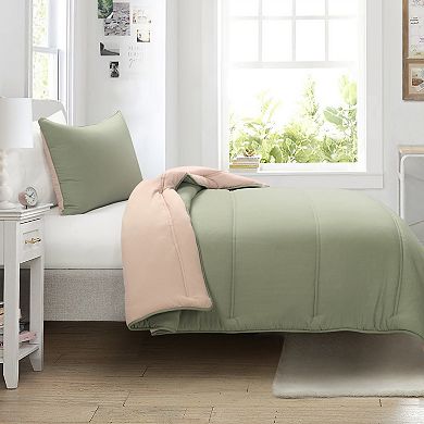 Lush Decor Oslo Soft Reversible Quilted Comforter Set
