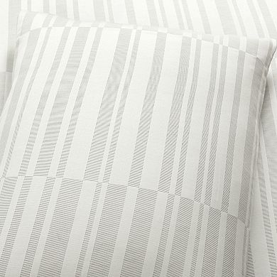 Lush Decor Sawyer 3-Piece Modern Broken Stripe Duvet Cover Set