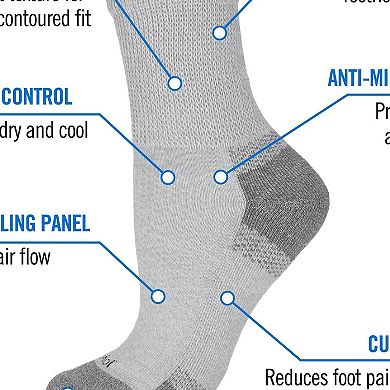 Diabetic Half Cushion Quarter Sock 2 Pack