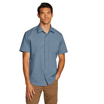 Men's Eddie Bauer Short Sleeve Pack It Seersucker 2.0 Shirt