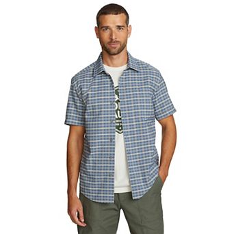 Men's Eddie Bauer Short Sleeve Pack It Seersucker 2.0 Shirt